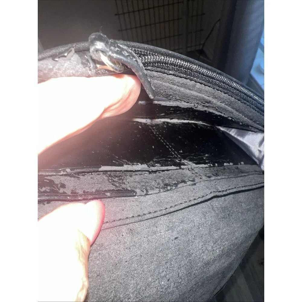 Coach Signature Long Black And Gray Wallet